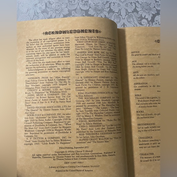 Vintage Better Than Gold - Poem Book by Clinton T. Howell (1972). - Picture 2 of 7